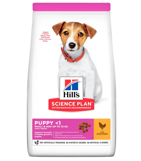 Hill'S Science Plan Small & Mini Puppy Food With Chicken 3Kg