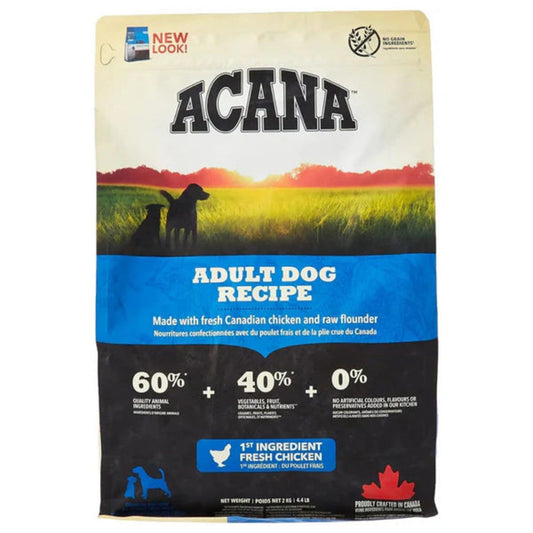 Acana Chicken Flavoured Dry Food for Adult Dogs, 2kg