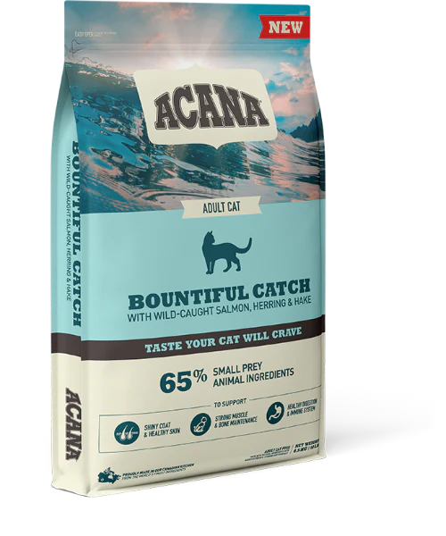 Acana Bountiful Catch Salmon, Herring & Hake Adult Cat Food, 1.8Kg
