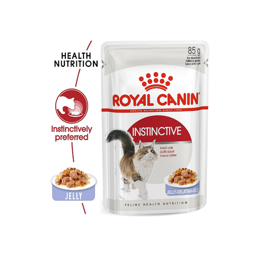 Royal Canin Instinctive Adult Cats Jelly (WET FOOD - Pouches) 85g