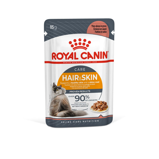 Royal Canin Hair & Skin Jelly (INTENSE BEAUTY) (WET FOOD - Pouches) 85g